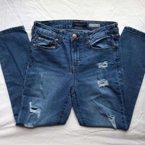 Aeropostale high waisted cropped jegging size 4
